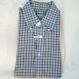 J. McLaughlin Modern Fit Long Sleeve Shirt in Plaid (Size M)